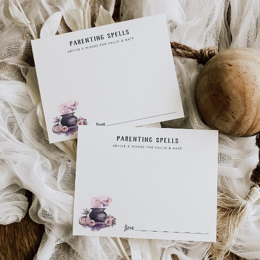 D'accompagnement Carte de conseil Baby shower d'Halloween