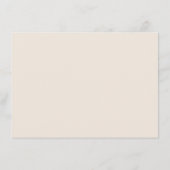 D'accompagnement Carte de conseil de Mariage Rose illustrée (Dos)