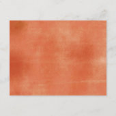 D'accompagnement Carte de conseil Floral Rustique Citrouille orange (Dos)