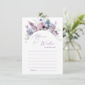 D'accompagnement Carte de conseil florale Purple + Lavender (Debout devant)