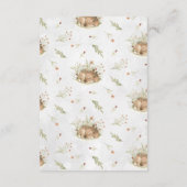 D'accompagnement Carte de conseil pour bébés | Cerf de forêt (Dos)