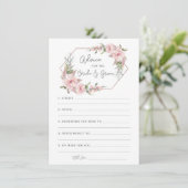 D'accompagnement Carte de conseils géométriques floraux pour la mar (Debout devant)