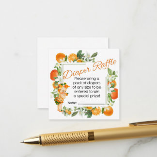 D'accompagnement Carte de couche de Baby shower Little Cutie