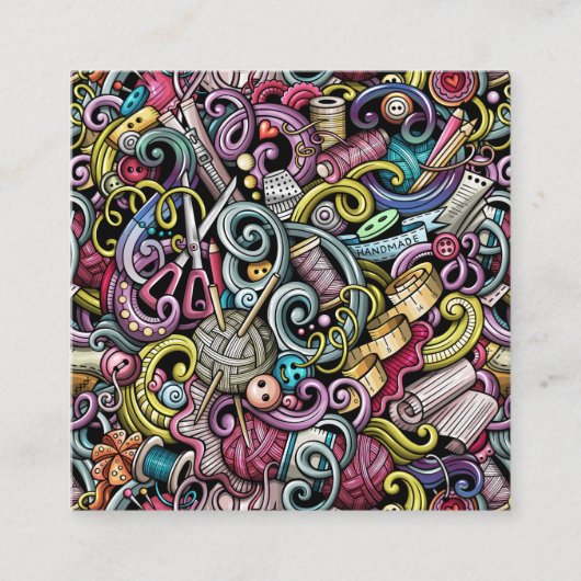 D'accompagnement Carte de couture / Seamstress / Cadeau (Devant)