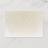 D'accompagnement Carte de demande de Baby shower d'automne Gold Cit (Dos)