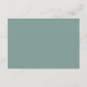 D'accompagnement Carte de demande de Baby shower de forêt d'hiver (Dos)