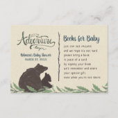 D'accompagnement Carte de demande de Baby shower de Little Bear Rus (Devant)