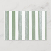 D'accompagnement Carte de demande de Baby shower Safari (Dos)