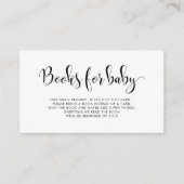 D'accompagnement Carte de demande de baby shower simple et design (Devant)