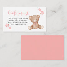 Carte de demande de carnet de Baby showers d'atten