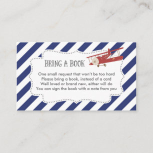 D'accompagnement Carte de demande de carnet de Baby showers d'avion