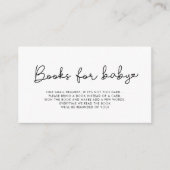 D'accompagnement Carte de demande de carnet de baby showers de scri (Devant)