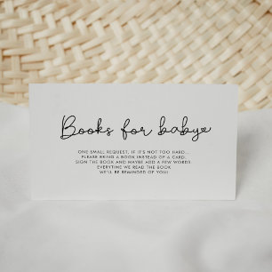 D'accompagnement Carte de demande de carnet de baby showers de scri
