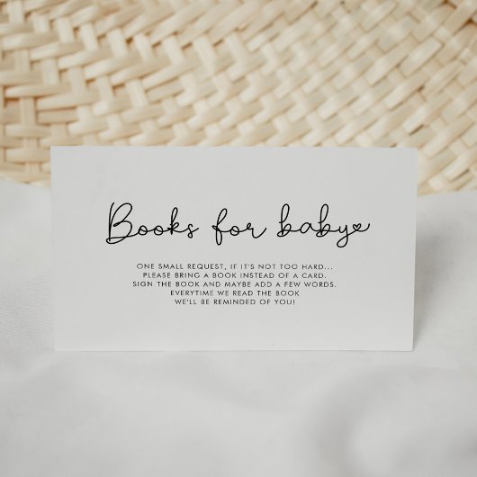 D'accompagnement Carte de demande de carnet de baby showers de scri