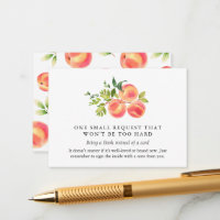 Carte de demande de carnet de Baby showers Waterco