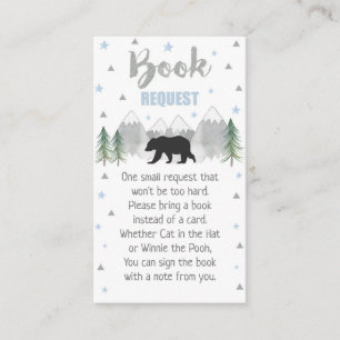 D'accompagnement Carte de demande de carnet d'ours d'aventure 3,5 x