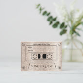 D'accompagnement Carte de demande de chanson de mariage moderne pou (Debout devant)