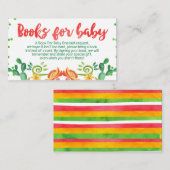 D'accompagnement Carte de demande de livre Fiesta Insérez la taille (Devant / Derrière)