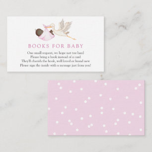D'accompagnement Carte de demande de livre Girl Stork pour bébé