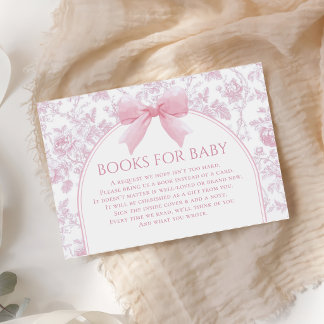 D'accompagnement Carte de demande de livre pour baby shower avec un
