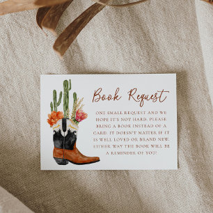 D'accompagnement Carte de demande de livre pour Baby Shower sur le