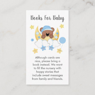 D'accompagnement Carte de demande de livre pour bébé Ourson Lune Ét