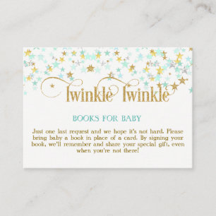 D'accompagnement Carte de demande de livre Twinkle Little Star Mint