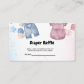 D'accompagnement Carte de demande de rabat de couches pour bébé Boh (Devant)
