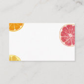 D'accompagnement Carte de demande de recette pour une douche de mar (Dos)