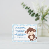 D'accompagnement Carte de demande de réservation de clé bleu/gris (Debout devant)