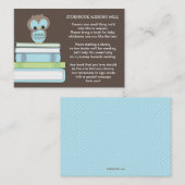 D'accompagnement Carte de demande d'insertion de Baby shower de la (Devant / Derrière)