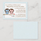 D'accompagnement Carte de demande d'insertion du carnet de Baby sho (Devant / Derrière)