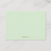 D'accompagnement Carte de demande d'insertion du carnet de Baby sho (Dos)