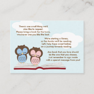 D'accompagnement Carte de demande d'insertion du carnet de Baby sho