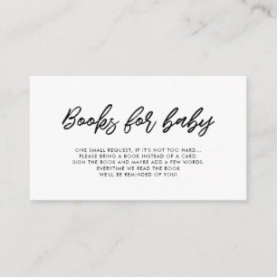 D'accompagnement Carte de demande du baby shower de la typographie