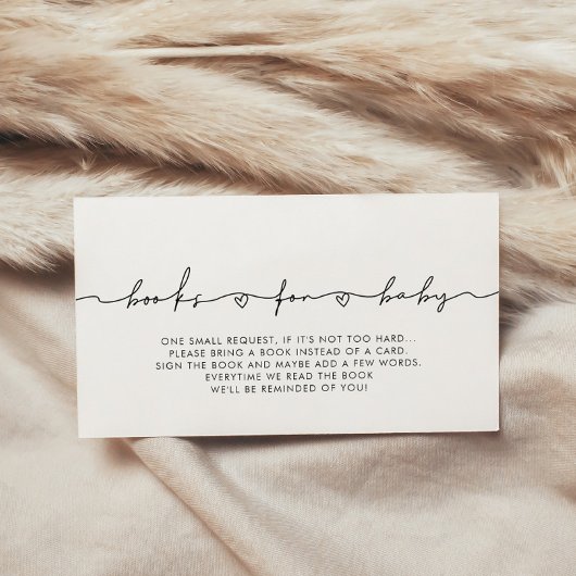 D'accompagnement Carte de demande du cahier de baby showers mignonn