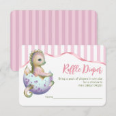 D'accompagnement Carte de dépliant avec un dragon mignon. (Devant / Derrière)