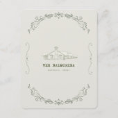 D'accompagnement Carte de détails (Dos)