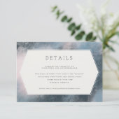 D'ACCOMPAGNEMENT CARTE DE DETAILS ABSTRAITS MODERNES (NAVY/BLUSH) (Debout devant)