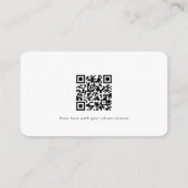 D'accompagnement Carte de détails de code QR de mariage avec écritu (Dos)