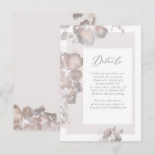 D'accompagnement Carte de détails de l'aquarelle Romance (Devant / Derrière)