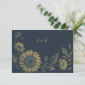 D'accompagnement carte de détails de mariage (Debout devant)