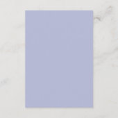 D'accompagnement Carte de détails de mariage bleu (Dos)