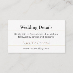 D'accompagnement Carte de détails de mariage Boho   Luxe Floral Chi