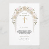 D'accompagnement Carte de détails de mariage catholique (Devant)