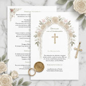 D'accompagnement Carte de détails de mariage catholique
