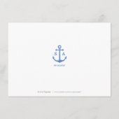 D'accompagnement Carte de détails de mariage de la plage moderne bl (Dos)