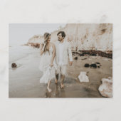 D'accompagnement Carte de détails de mariage rustique avec code QR (Dos)