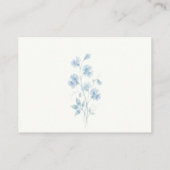 D'accompagnement Carte de détails de mariage Something Blue (Dos)