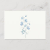 D'accompagnement Carte de détails de mariage Something Blue (Dos)